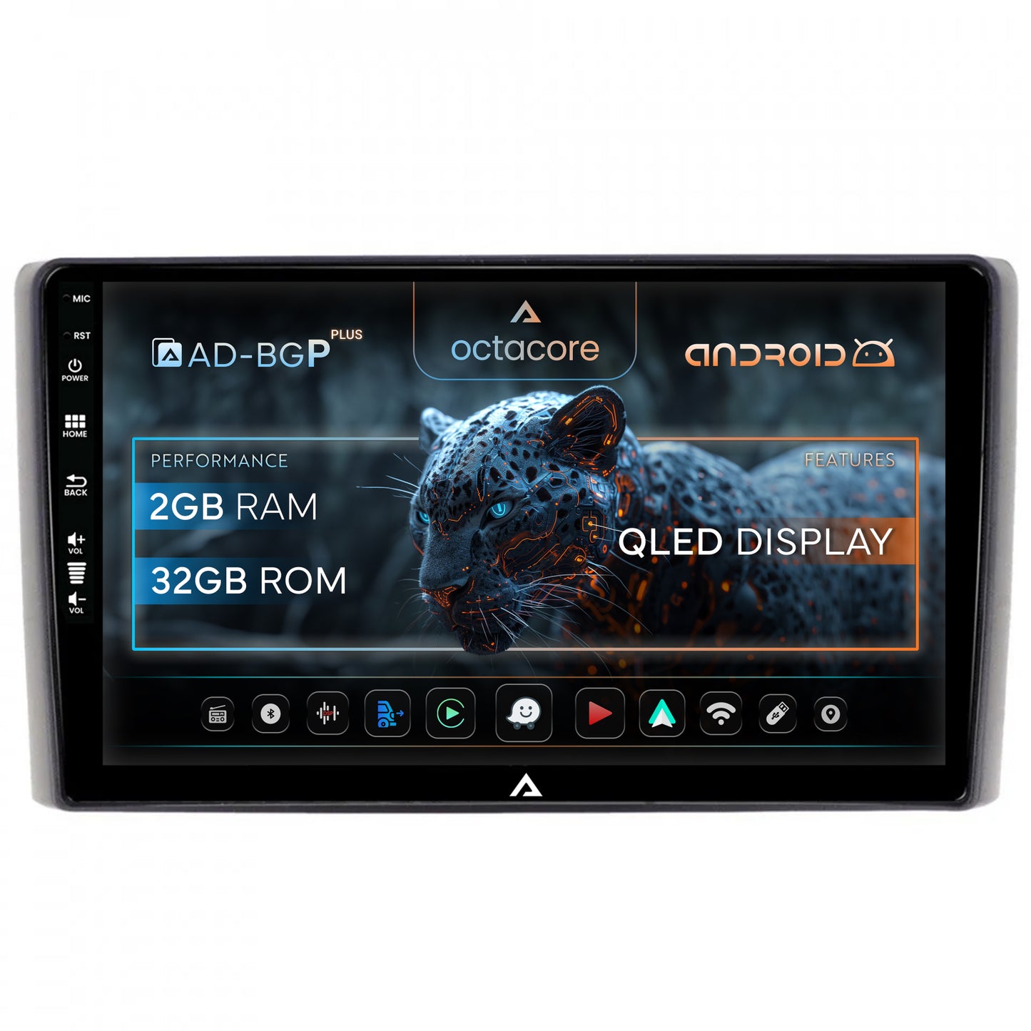 Navigatie Iveco Daily (2006-2014), Android, P-Octacore / 2GB RAM + 32GB ROM, 9 Inch - AD-BGP9002+AD-BGRKIT361V2