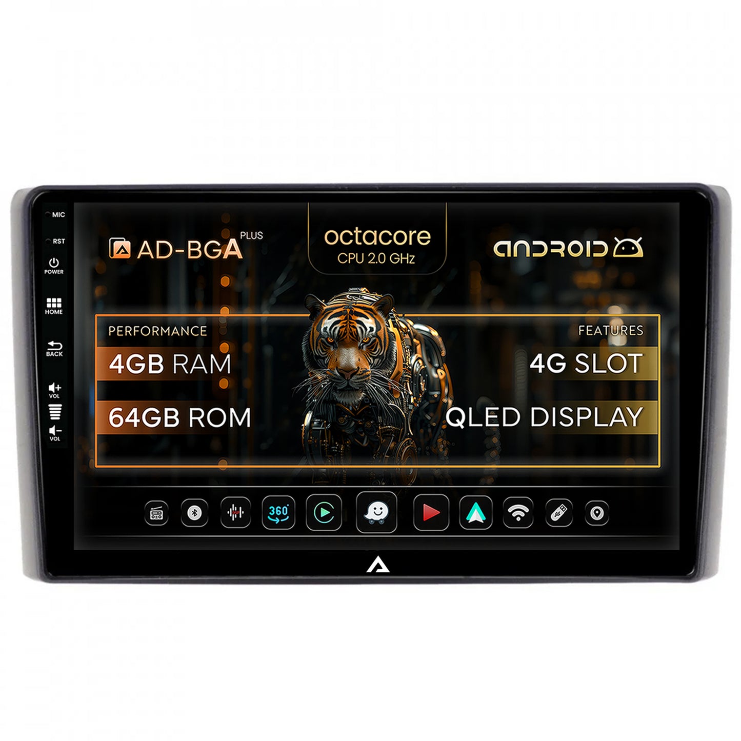 Navigatie Iveco Daily (2006-2014), Android, A-Octacore / 4GB RAM + 64GB ROM, 9 Inch - AD-BGA9004+AD-BGRKIT361V2