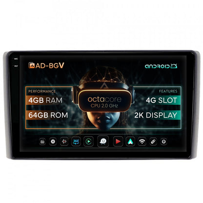 Navigatie Iveco Daily (2006-2014), Android, V-Octacore / 4GB RAM + 64GB ROM, 9.5 Inch - AD-BGV9004+AD-BGRKIT361V2