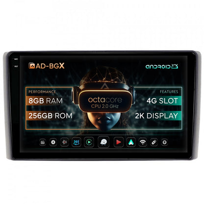 Navigatie Iveco Daily (2006-2014), Android, X-Octacore / 8GB RAM + 256GB ROM, 9.5 Inch - AD-BGX9008+AD-BGRKIT361V2