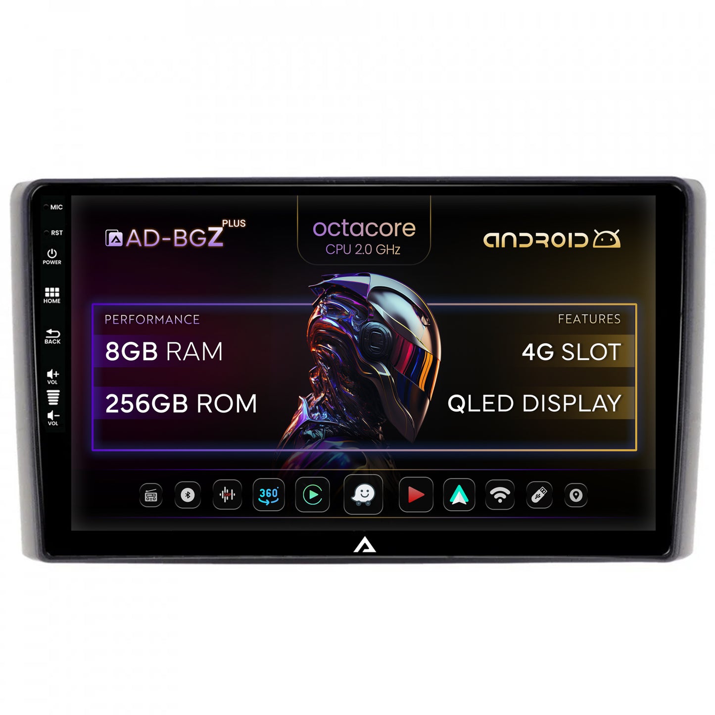 Navigatie Iveco Daily (2006-2014), Android, Z-Octacore / 8GB RAM + 256GB ROM, 9 Inch - AD-BGZ9008+AD-BGRKIT361V2