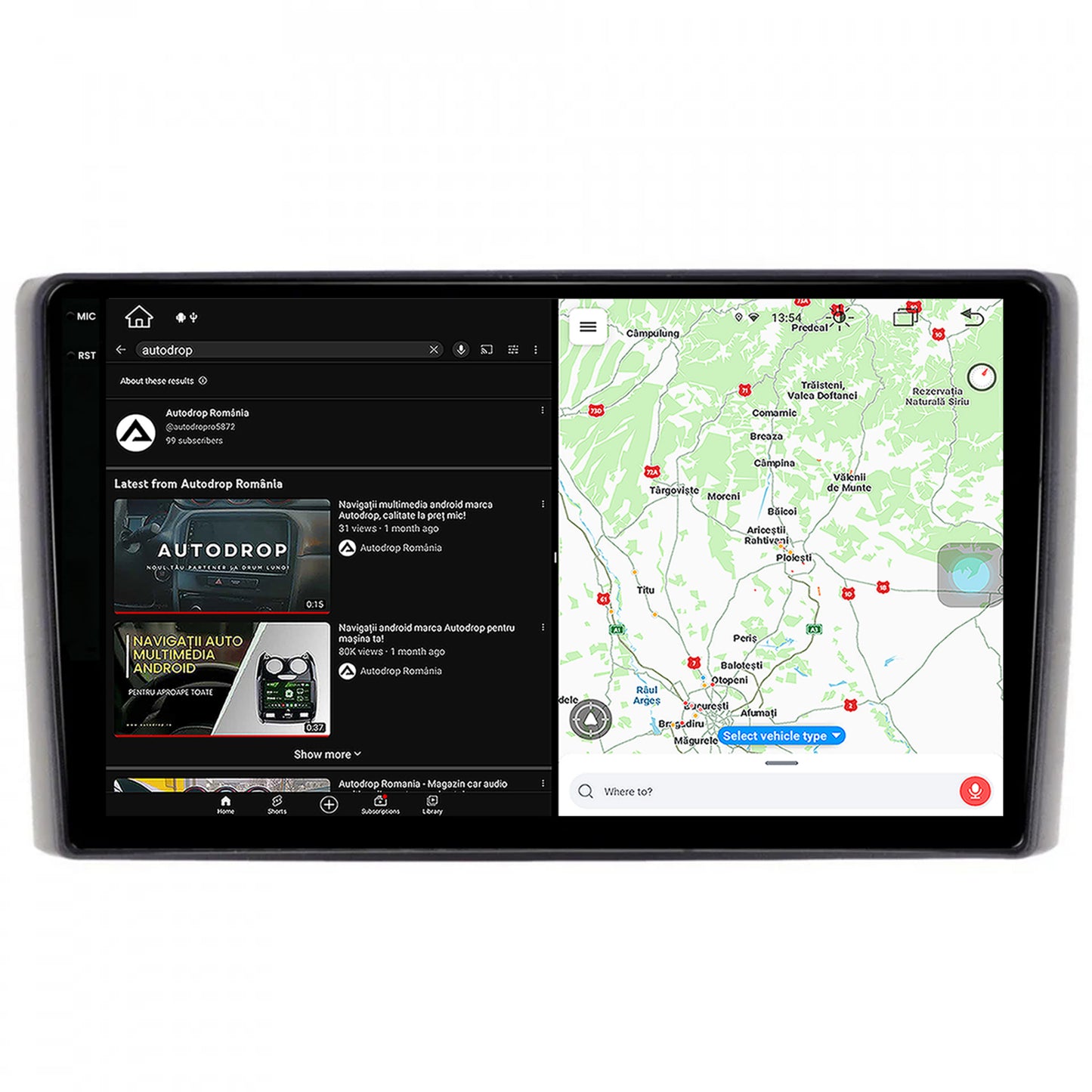 Navigatie Iveco Daily (2006-2014), Android, V-Octacore / 4GB RAM + 64GB ROM, 9.5 Inch - AD-BGV9004+AD-BGRKIT361V2