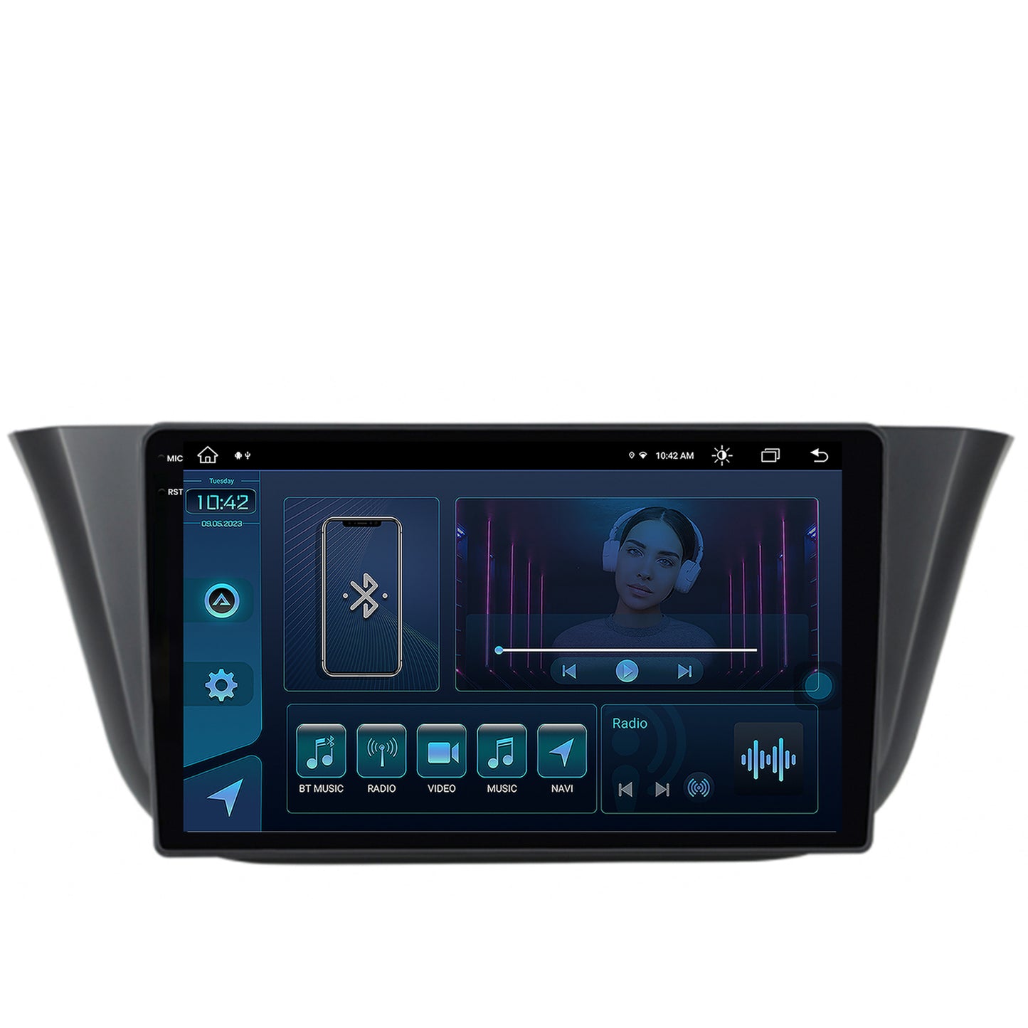Navigatie Iveco Daily (2013+), Android, X-Octacore / 8GB RAM + 256GB ROM, 9.5 Inch - AD-BGX9008+AD-BGRKIT361