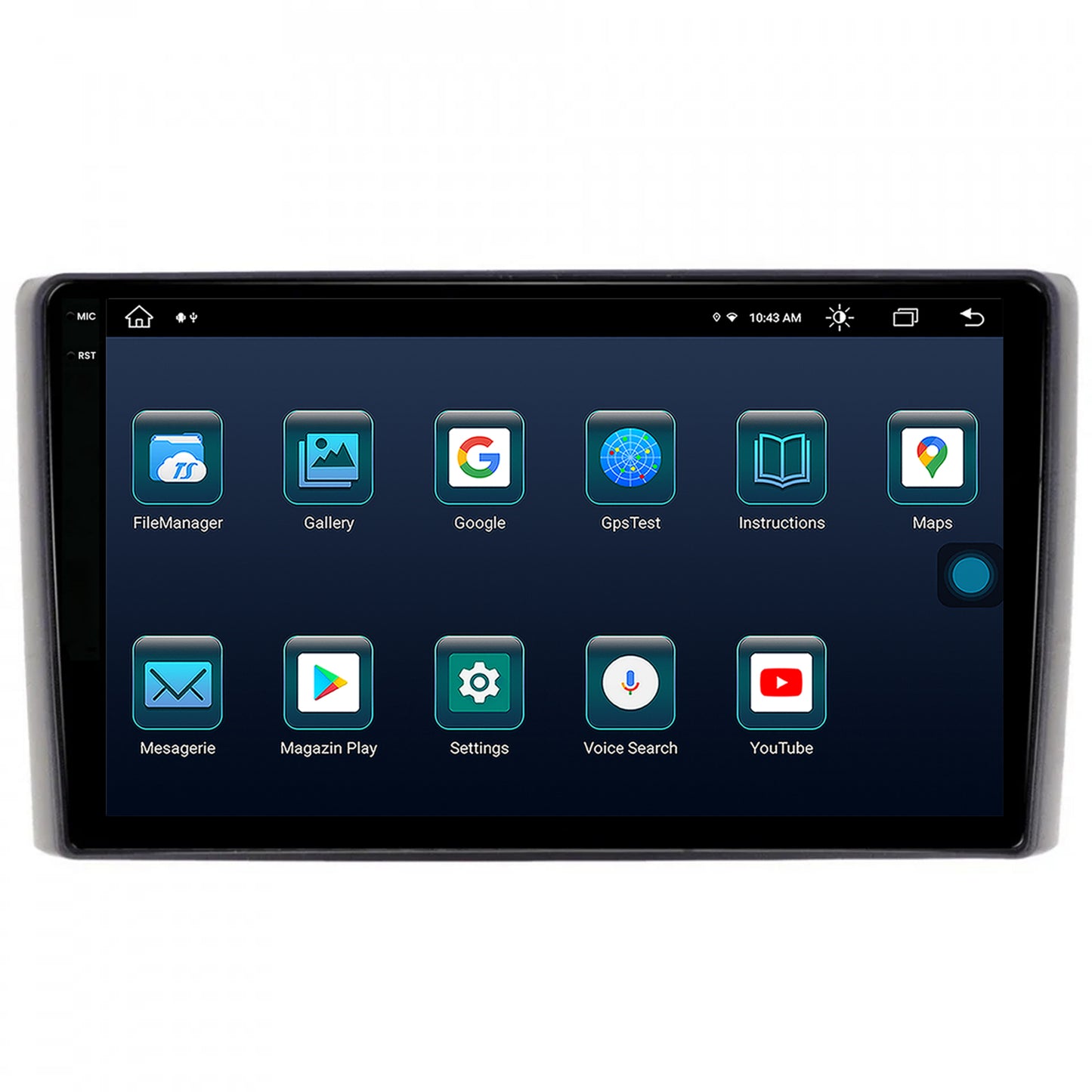 Navigatie Iveco Daily (2006-2014), Android, X-Octacore / 8GB RAM + 256GB ROM, 9.5 Inch - AD-BGX9008+AD-BGRKIT361V2