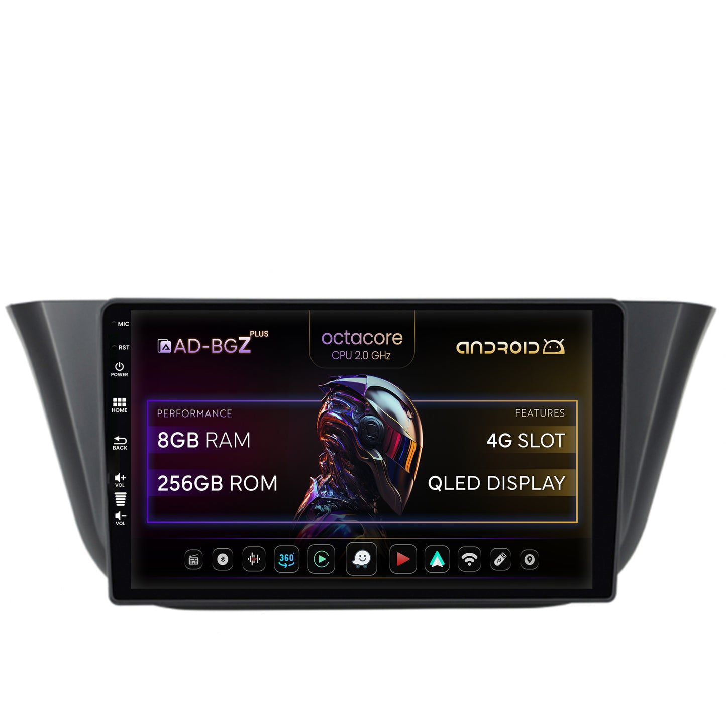 Navigatie Iveco Daily (2013+), Android, Z-Octacore / 8GB RAM + 256GB ROM, 9 Inch - AD-BGZ9008+AD-BGRKIT361