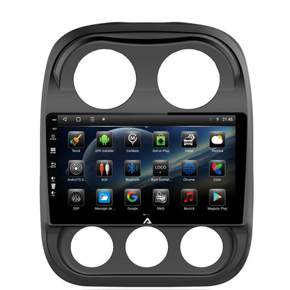 Navigatie Jeep Compass (2009-2016), Android, P-Octacore / 2GB RAM + 32GB ROM, 10.1 Inch - AD-BGP10002+AD-BGRKIT284