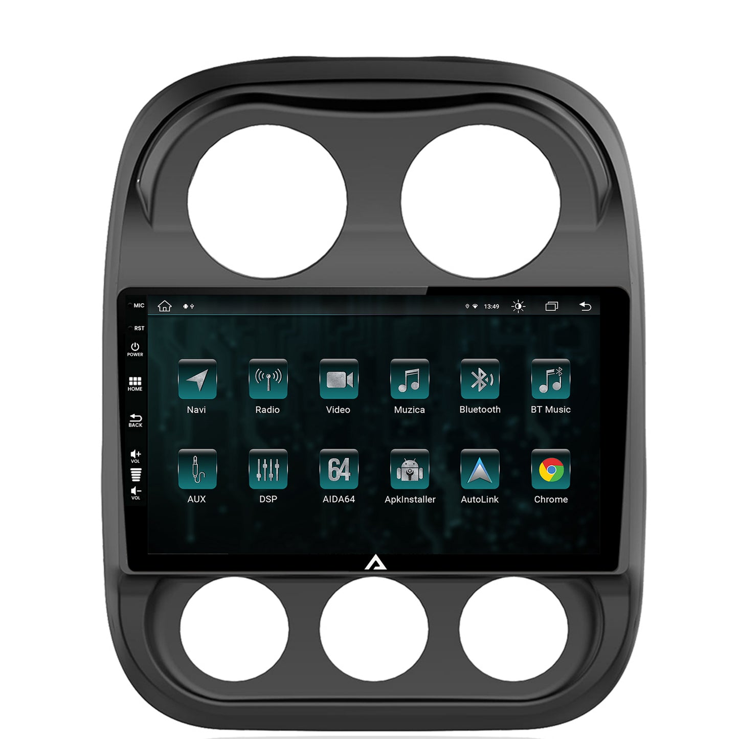 Navigatie Jeep Compass (2009-2016), Android, Z-Octacore / 8GB RAM + 256GB ROM, 10.1 Inch Inch - AD-BGZ10008+AD-BGRKIT284