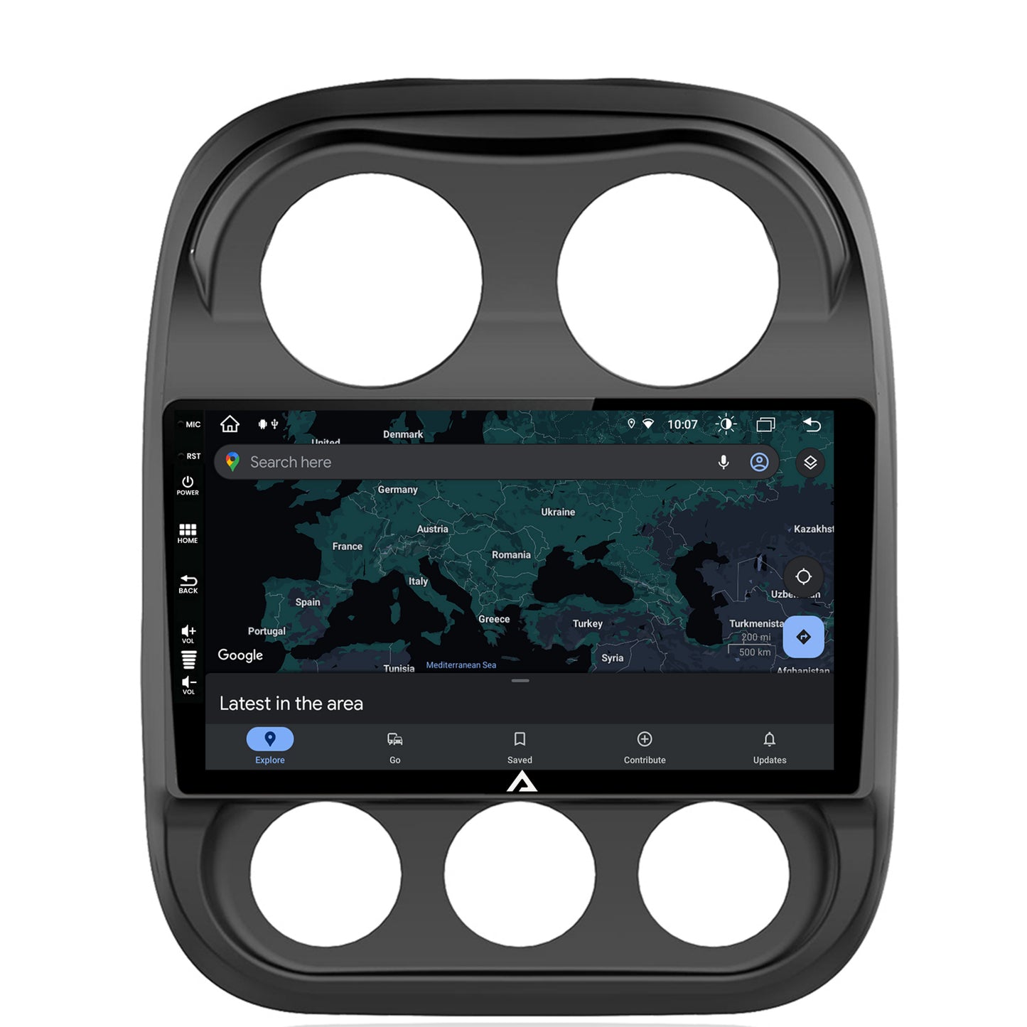 Navigatie Jeep Compass (2009-2016), Android, Z-Octacore / 8GB RAM + 256GB ROM, 10.1 Inch Inch - AD-BGZ10008+AD-BGRKIT284