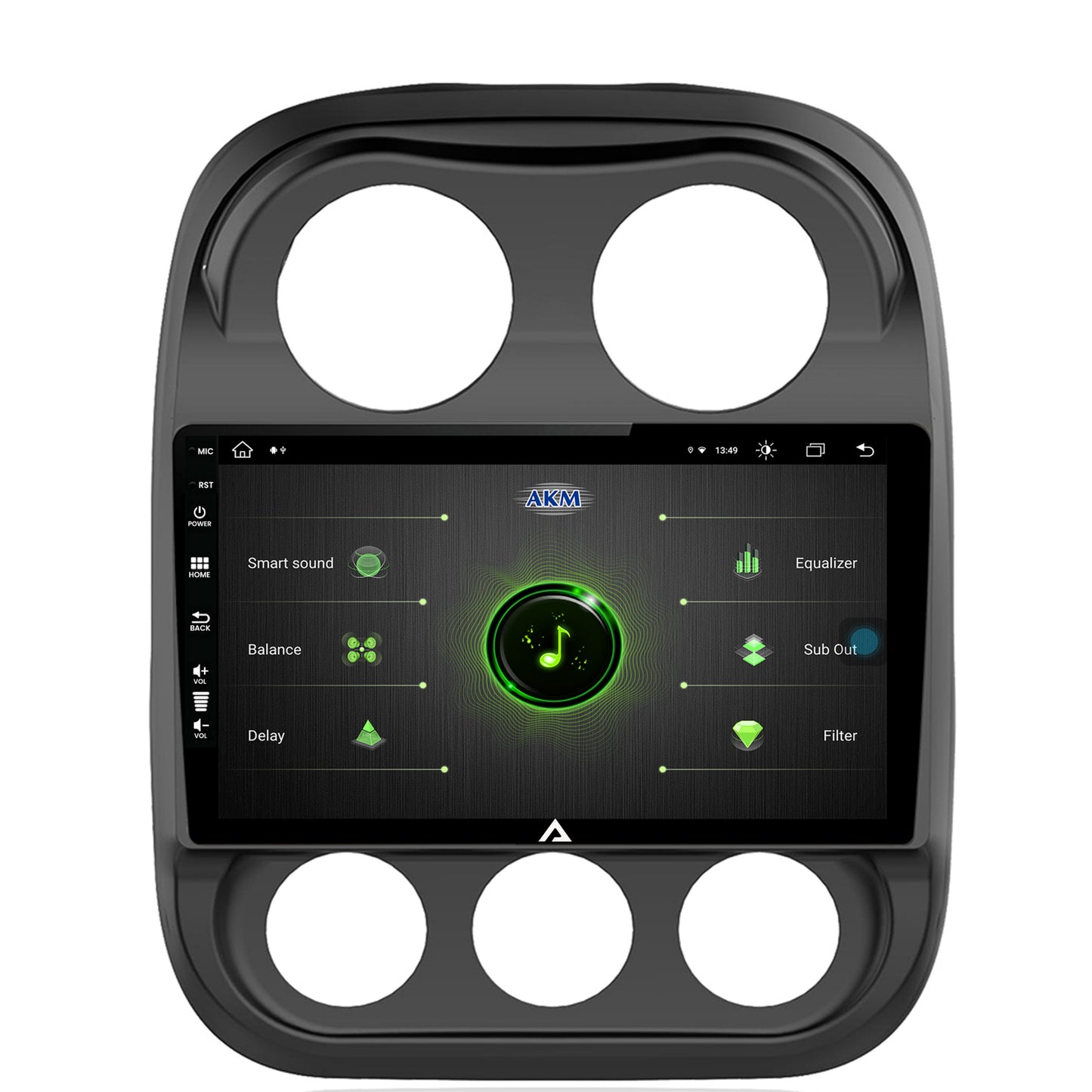 Navigatie Jeep Compass (2009-2016), Android, Z-Octacore / 8GB RAM + 256GB ROM, 10.1 Inch Inch - AD-BGZ10008+AD-BGRKIT284