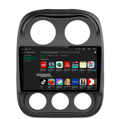 Navigatie Jeep Compass (2009-2016), Android, X-Octacore / 8GB RAM + 256GB ROM, 10.36 Inch Inch - AD-BGX10008+AD-BGRKIT284