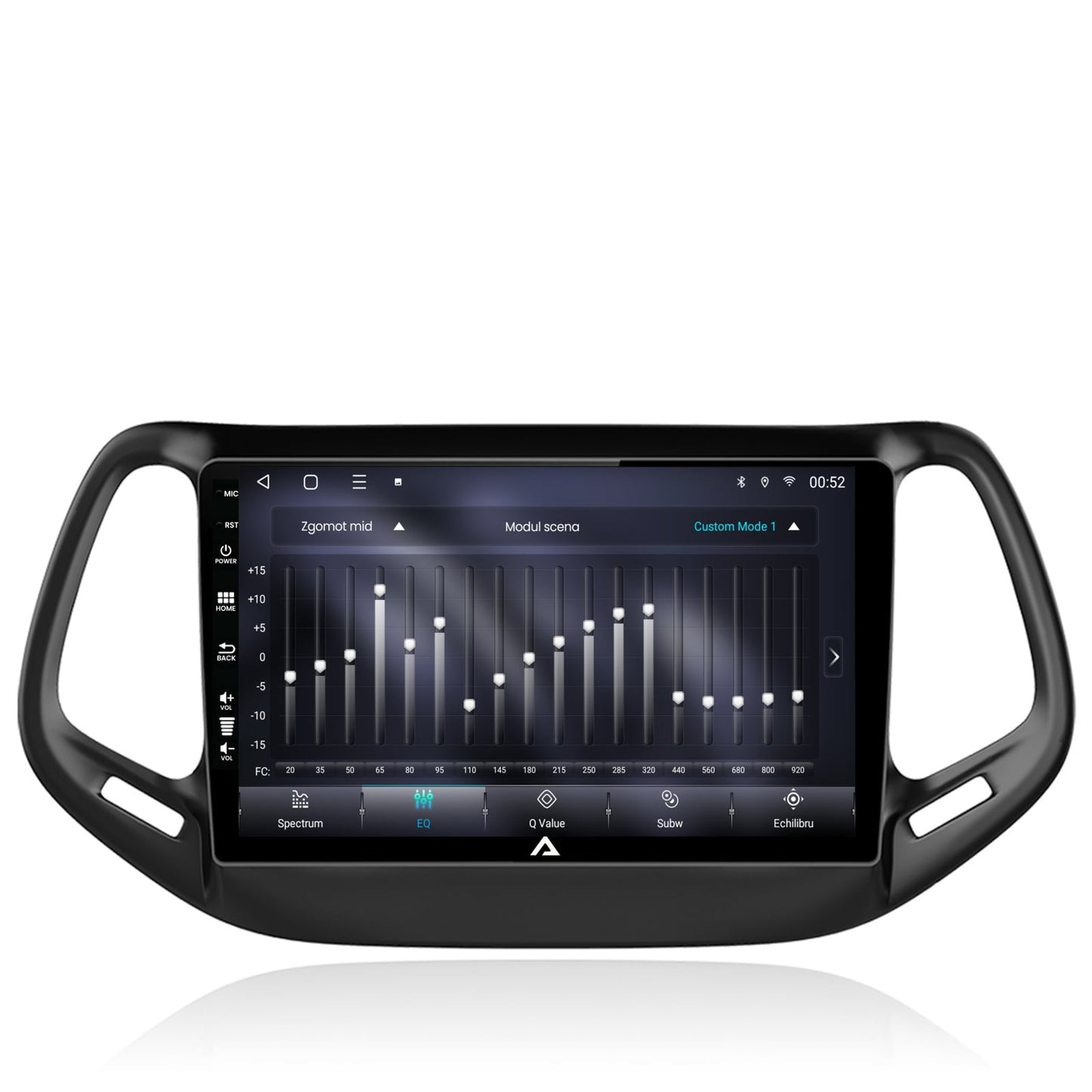 Navigatie Jeep Compass (2016+), Android, E-Octacore / 2GB RAM + 32GB ROM, 10.1 Inch - AD-BGE10002+AD-BGRKIT287
