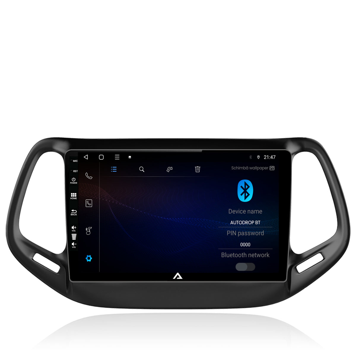 Navigatie Jeep Compass (2016+), Android, E-Octacore / 2GB RAM + 32GB ROM, 10.1 Inch - AD-BGE10002+AD-BGRKIT287