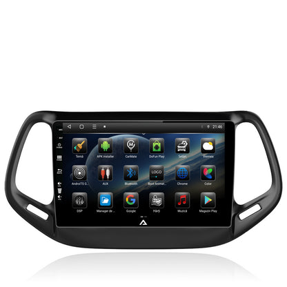 Navigatie Jeep Compass (2016+), Android, P-Octacore / 2GB RAM + 32GB ROM, 10.1 Inch - AD-BGP9002+AD-BGRKIT287