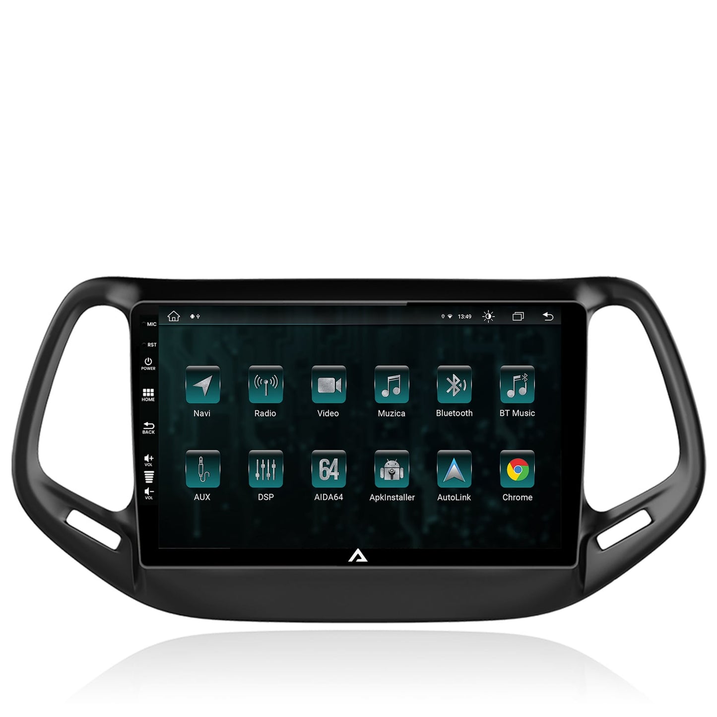 Navigatie Jeep Compass (2016+), Android, Z-Octacore / 8GB RAM + 256GB ROM, 10.1 Inch - AD-BGZ10008+AD-BGRKIT287