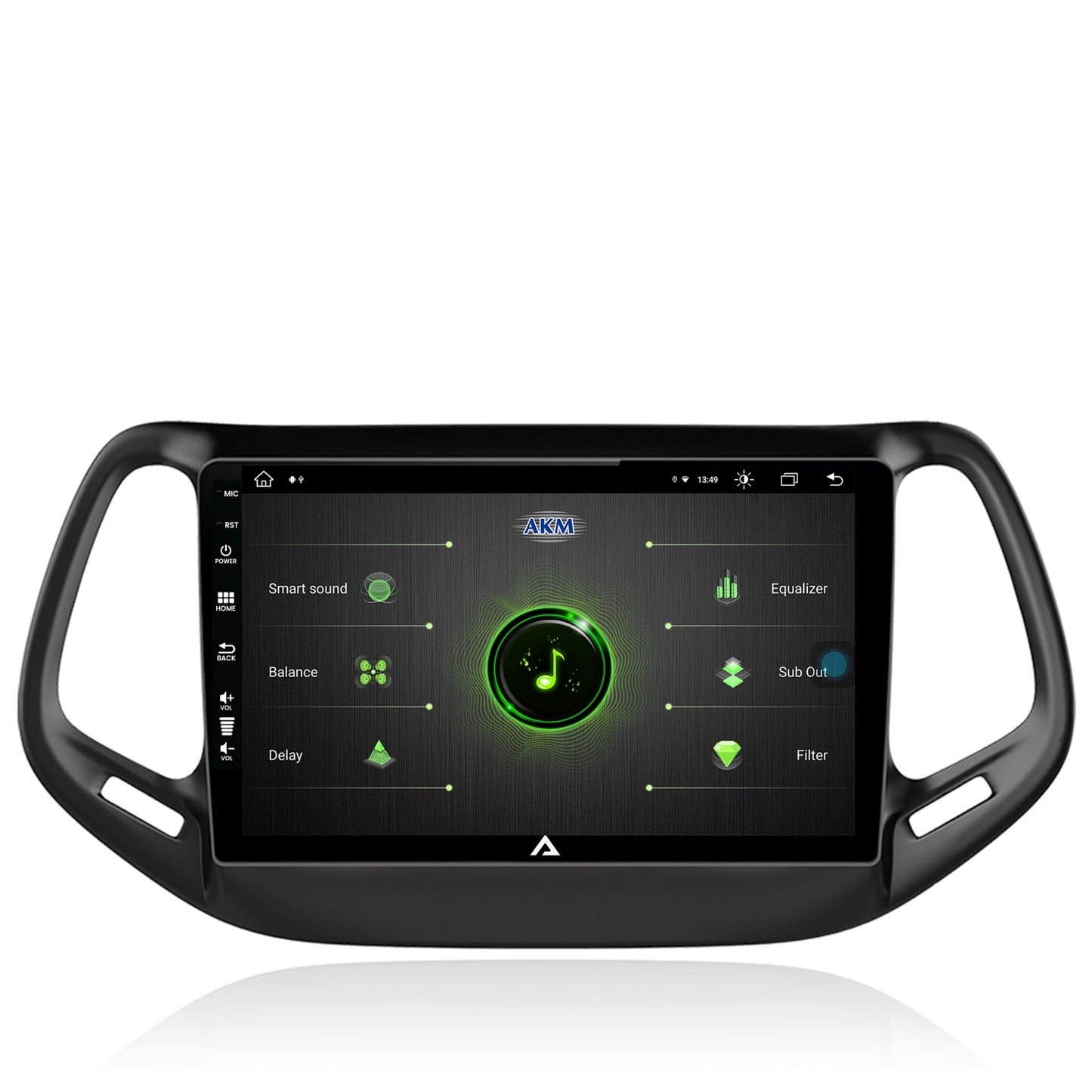 Navigatie Jeep Compass (2016+), Android, Z-Octacore / 8GB RAM + 256GB ROM, 10.1 Inch - AD-BGZ10008+AD-BGRKIT287