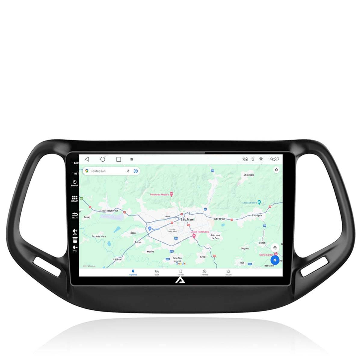 Navigatie Jeep Compass (2016+), Android, A-Octacore / 4GB RAM + 64GB ROM, 10.1 Inch - AD-BGA10004+AD-BGRKIT287