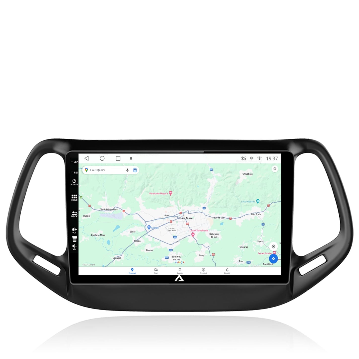 Navigatie Jeep Compass (2016+), Android, A-Octacore / 4GB RAM + 64GB ROM, 10.1 Inch - AD-BGA10004+AD-BGRKIT287