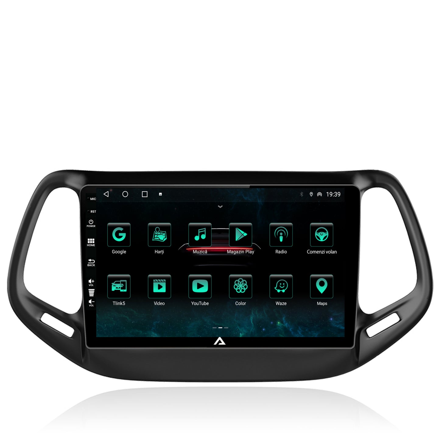 Navigatie Jeep Compass (2016+), Android, A-Octacore / 4GB RAM + 64GB ROM, 10.1 Inch - AD-BGA10004+AD-BGRKIT287