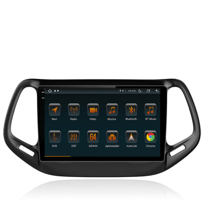 Navigatie Jeep Compass (2016+), Android, V-Octacore / 4GB RAM + 64GB ROM, 10.36 Inch - AD-BGV10004+AD-BGRKIT287