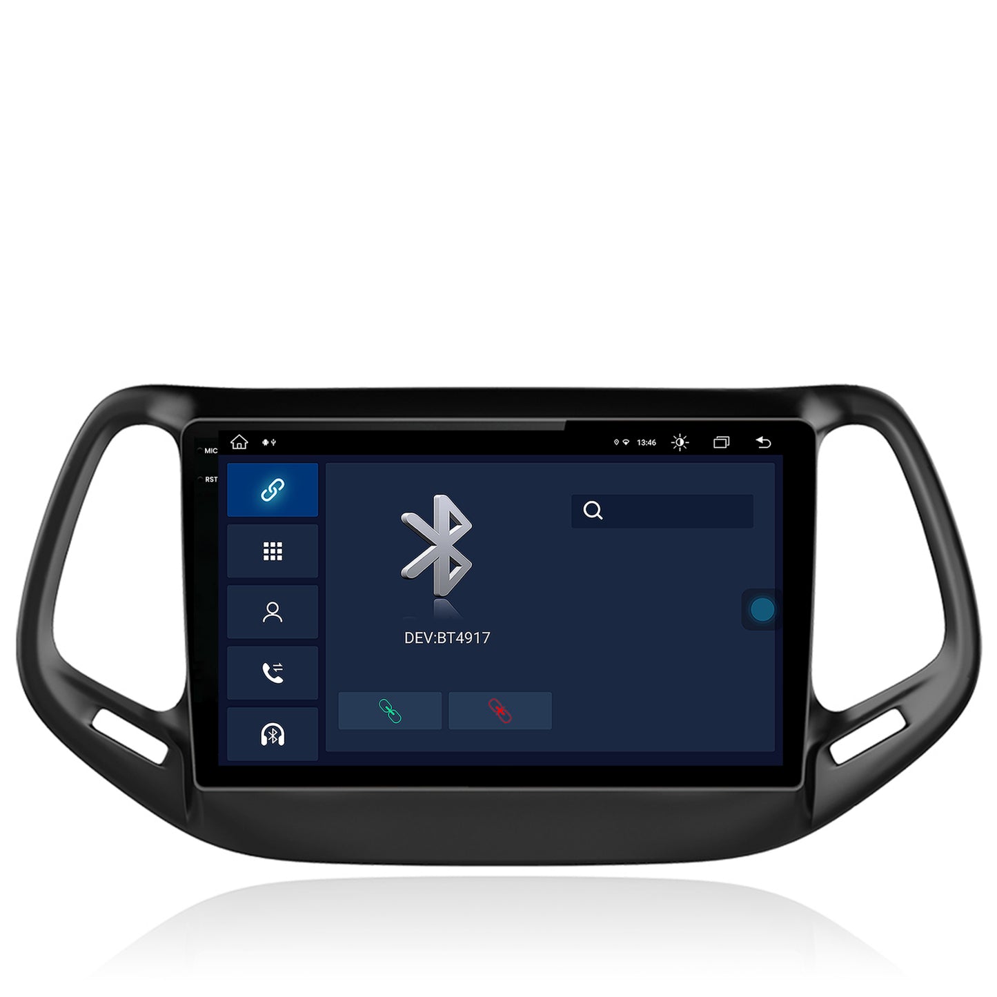 Navigatie Jeep Compass (2016+), Android, V-Octacore / 4GB RAM + 64GB ROM, 10.36 Inch - AD-BGV10004+AD-BGRKIT287