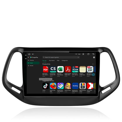 Navigatie Jeep Compass (2016+), Android, X-Octacore / 8GB RAM + 256GB ROM, 10.36 Inch - AD-BGX10008+AD-BGRKIT287