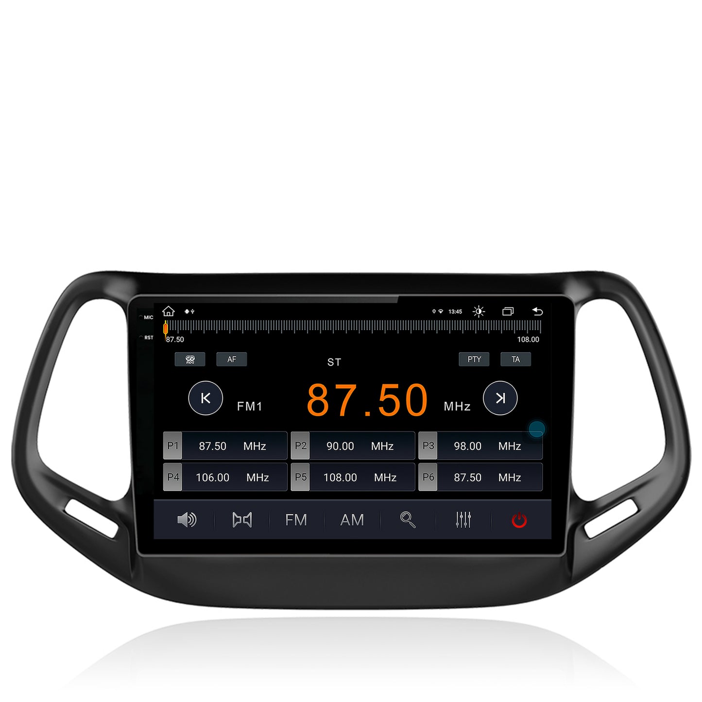 Navigatie Jeep Compass (2016+), Android, X-Octacore / 8GB RAM + 256GB ROM, 10.36 Inch - AD-BGX10008+AD-BGRKIT287