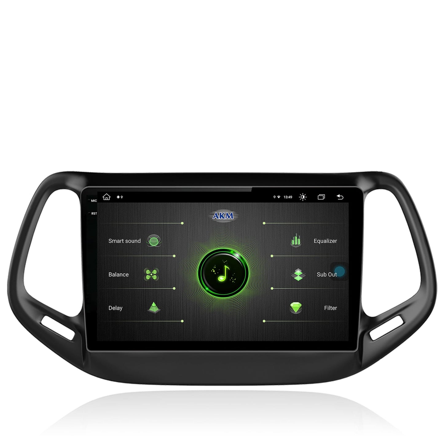 Navigatie Jeep Compass (2016+), Android, X-Octacore / 8GB RAM + 256GB ROM, 10.36 Inch - AD-BGX10008+AD-BGRKIT287