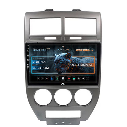 Navigatie Jeep Compass/Patriot (2006-2010), Android, P-Octacore / 2GB RAM + 32GB ROM, 10.1 Inch - AD-BGP10002+AD-BGRKIT295