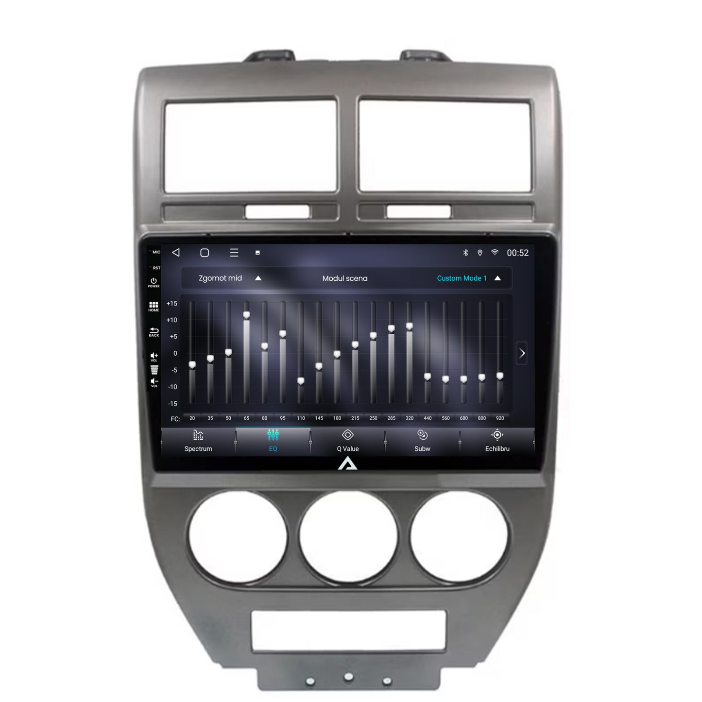 Navigatie Jeep Compass/Patriot (2006-2010), Android, P-Octacore / 2GB RAM + 32GB ROM, 10.1 Inch - AD-BGP10002+AD-BGRKIT295