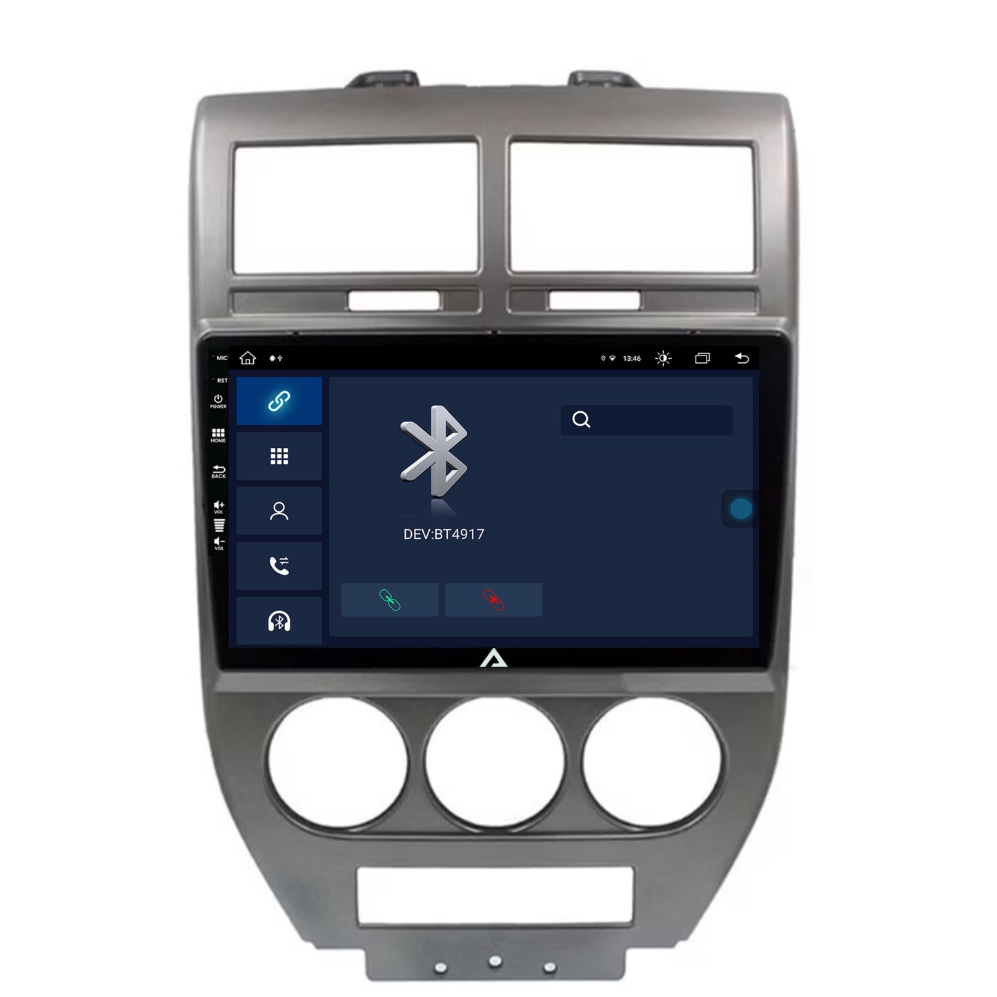 Navigatie Jeep Compass/Patriot (2006-2010), Android, Z-Octacore / 8GB RAM + 256GB ROM, 10.1 Inch - AD-BGZ10008+AD-BGRKIT295