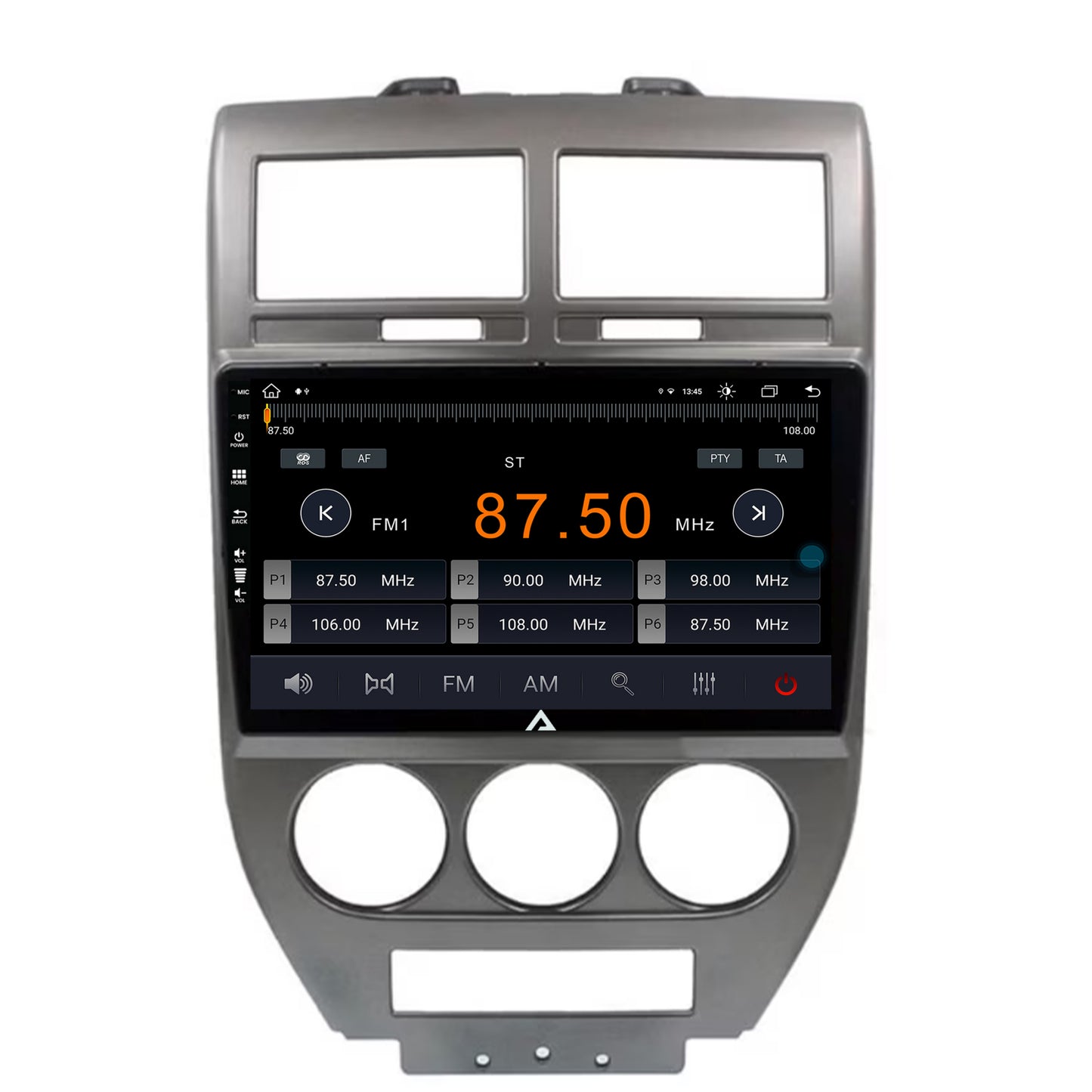 Navigatie Jeep Compass/Patriot (2006-2010), Android, Z-Octacore / 8GB RAM + 256GB ROM, 10.1 Inch - AD-BGZ10008+AD-BGRKIT295