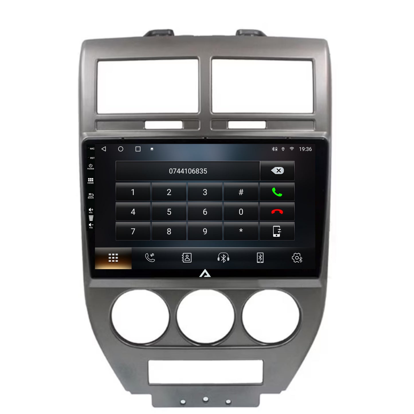 Navigatie Jeep Compass/Patriot (2006-2010), Android, A-Octacore / 4GB RAM + 64GB ROM, 10.1 Inch - AD-BGA10004+AD-BGRKIT295