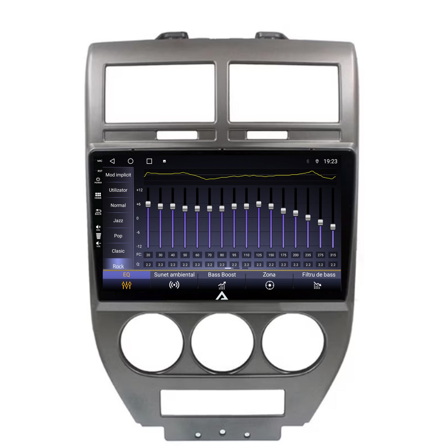 Navigatie Jeep Compass/Patriot (2006-2010), Android, A-Octacore / 4GB RAM + 64GB ROM, 10.1 Inch - AD-BGA10004+AD-BGRKIT295