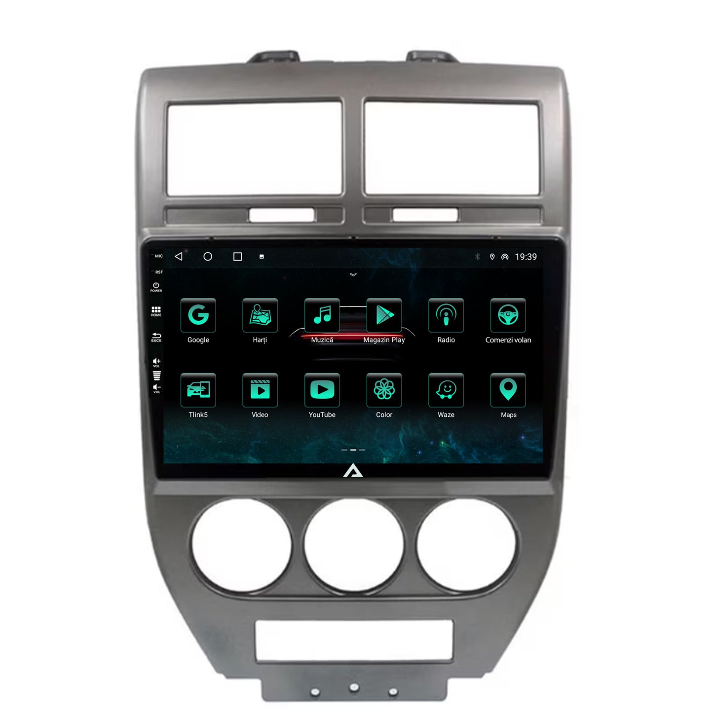 Navigatie Jeep Compass/Patriot (2006-2010), Android, A-Octacore / 4GB RAM + 64GB ROM, 10.1 Inch - AD-BGA10004+AD-BGRKIT295
