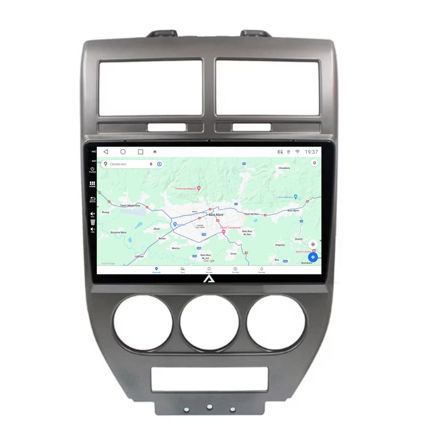 Navigatie Jeep Compass/Patriot (2006-2010), Android, A-Octacore / 4GB RAM + 64GB ROM, 10.1 Inch - AD-BGA10004+AD-BGRKIT295