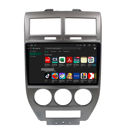 Navigatie Jeep Compass/Patriot (2006-2010), Android, V-Octacore / 4GB RAM + 64GB ROM, 10.36 Inch - AD-BGV10004+AD-BGRKIT295
