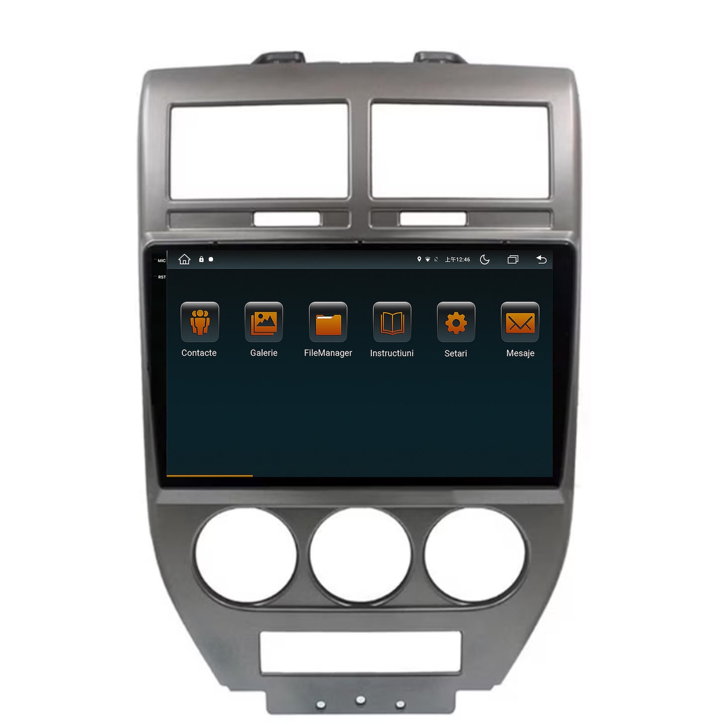 Navigatie Jeep Compass/Patriot (2006-2010), Android, V-Octacore / 4GB RAM + 64GB ROM, 10.36 Inch - AD-BGV10004+AD-BGRKIT295