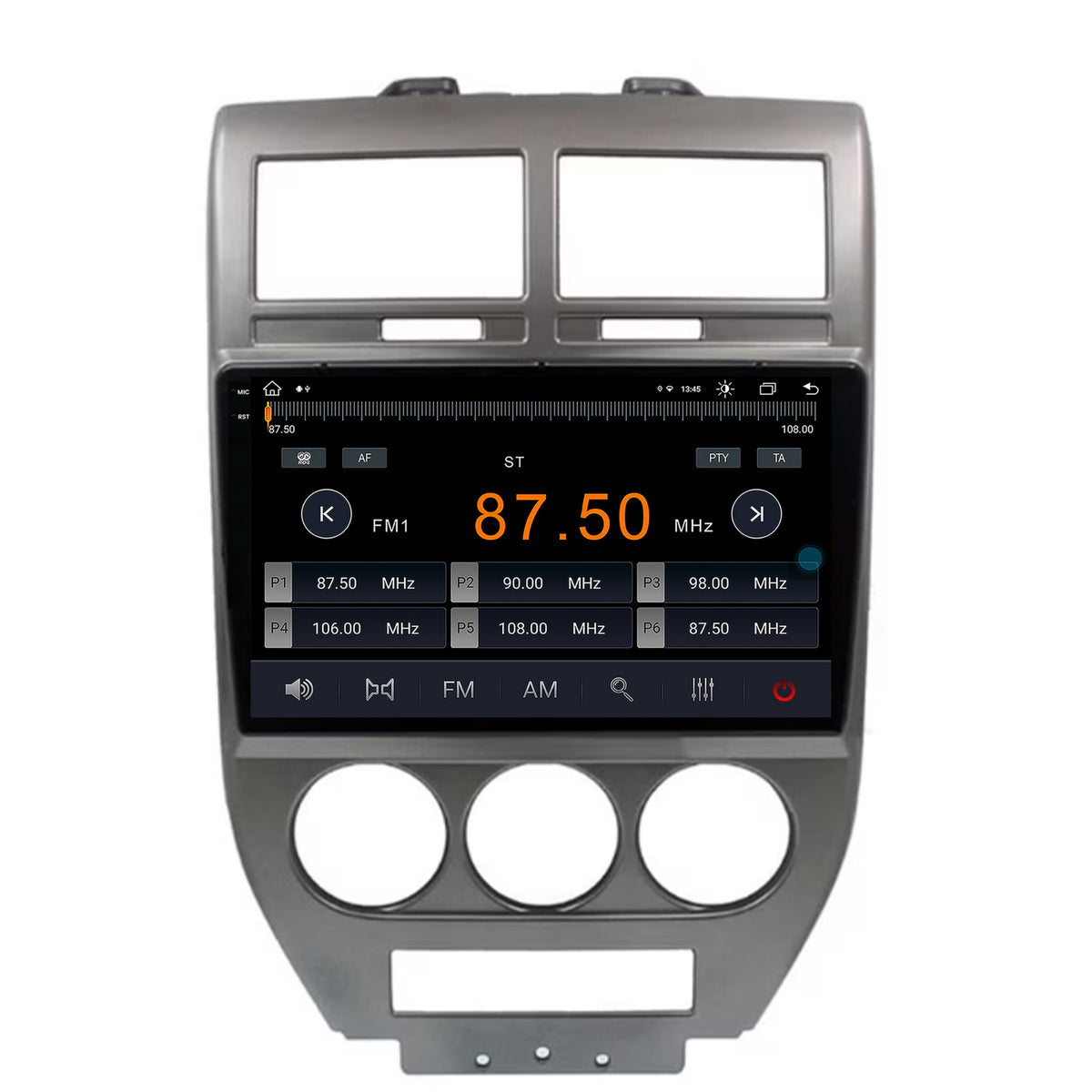 Navigatie Jeep Compass/Patriot (2006-2010), Android, V-Octacore / 4GB RAM + 64GB ROM, 10.36 Inch - AD-BGV10004+AD-BGRKIT295