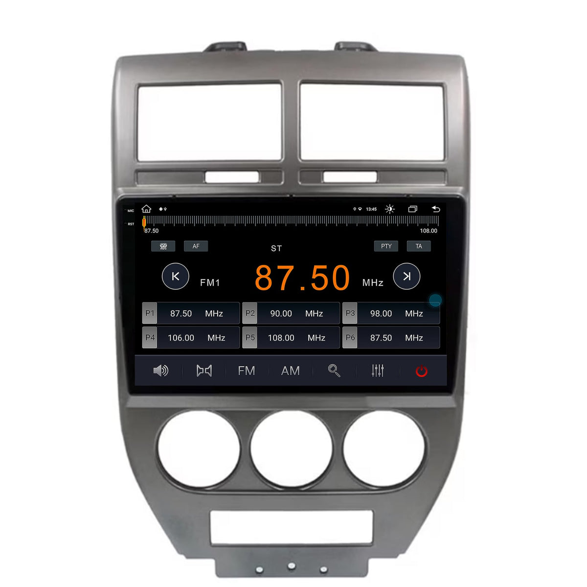 Navigatie Jeep Compass/Patriot (2006-2010), Android, X-Octacore / 8GB RAM + 256GB ROM, 10.36 Inch - AD-BGX10008+AD-BGRKIT295