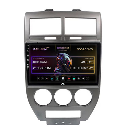Navigatie Jeep Compass/Patriot (2006-2010), Android, Z-Octacore / 8GB RAM + 256GB ROM, 10.1 Inch - AD-BGZ10008+AD-BGRKIT295