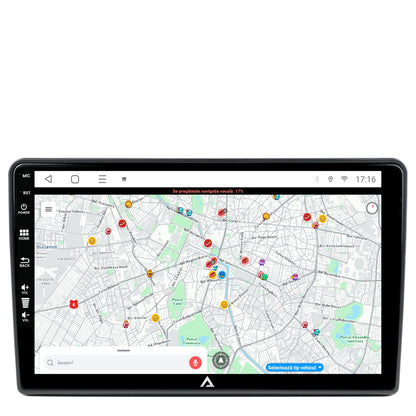 Navigatie Jeep/Dodge/ Chrysler Universal, Android, E-Octacore / 2GB RAM + 32GB ROM, 10.1 Inch - AD-BGE10002+AD-BGRKIT291