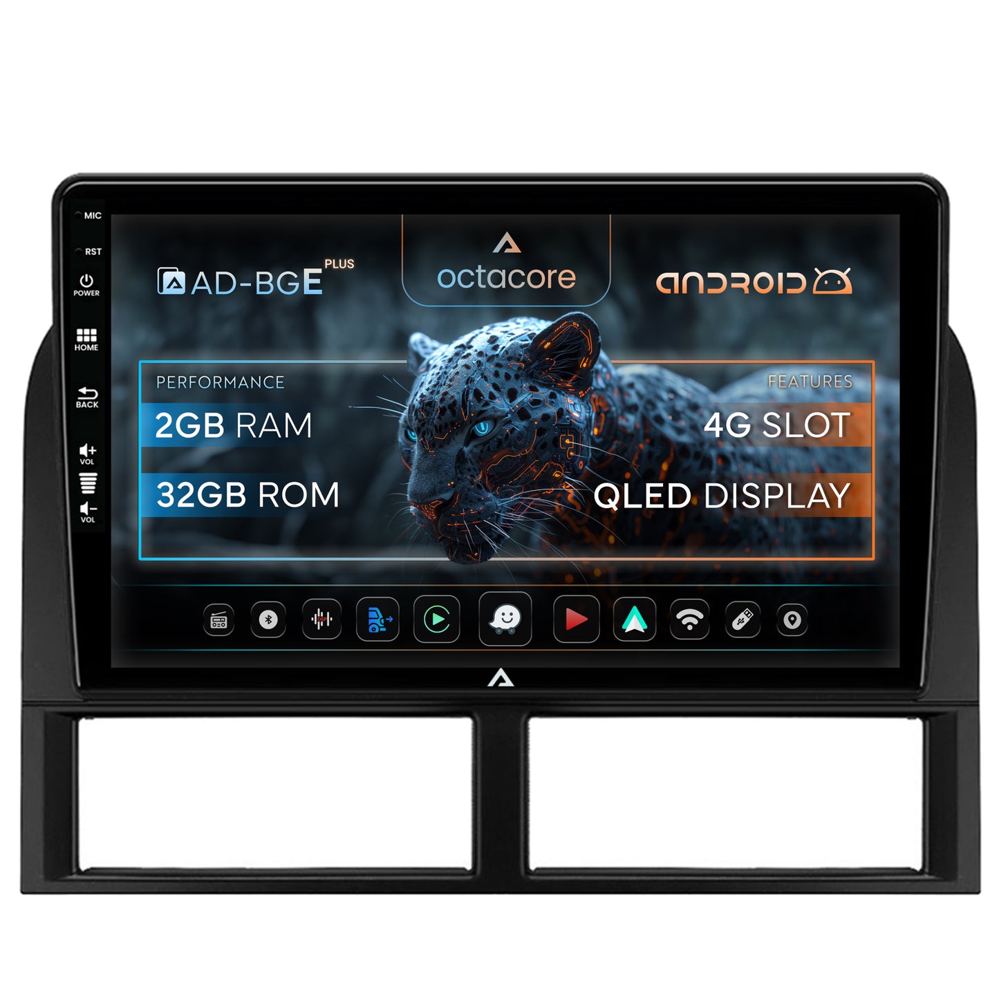 Navigatie Jeep Grand Cherokee(1998-2004), Android, E-Octacore / 2GB RAM + 32GB ROM, 9 Inch - AD-BGE9002+AD-BGRKIT296