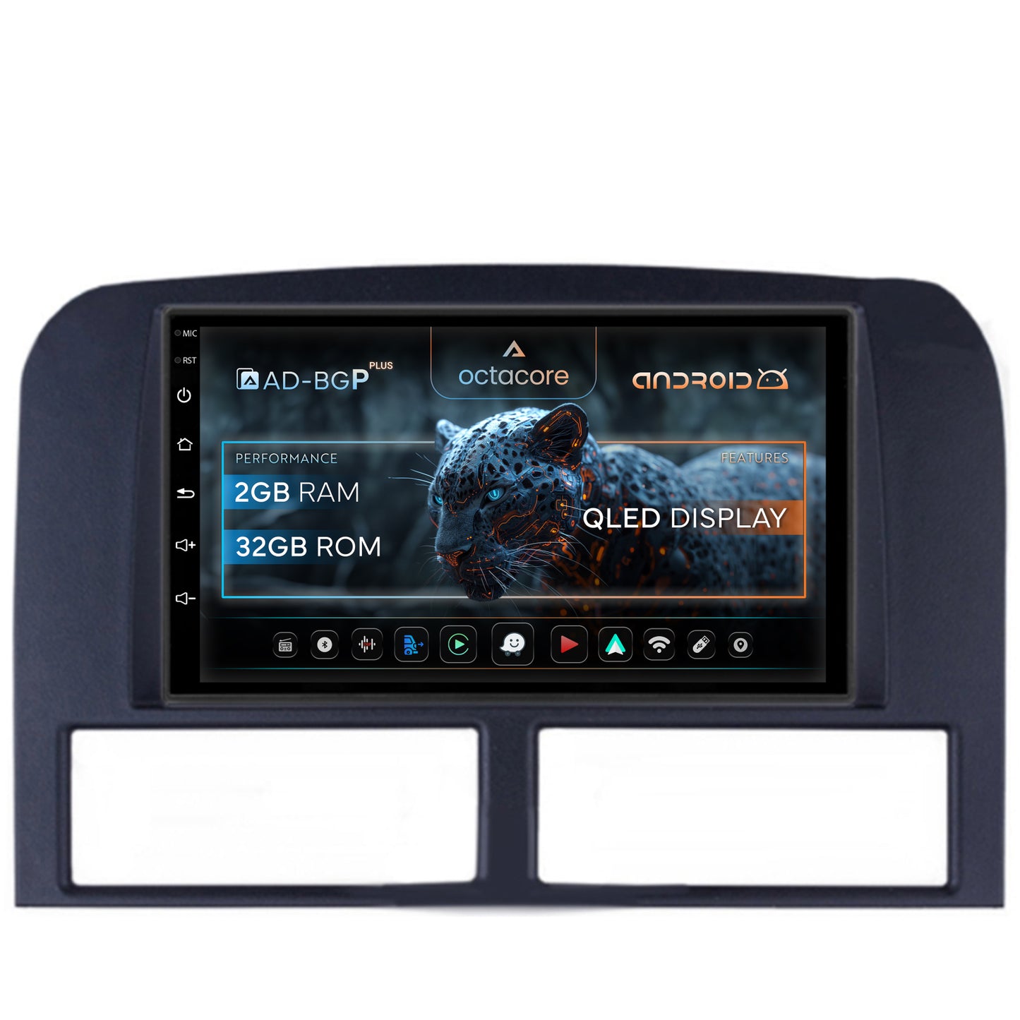Navigatie Jeep Grand Cherokee (1998-2004), Android, P-Octacore / 2GB RAM + 32GB ROM, 7 Inch - AD-BGP1002+AD-BGRJE015