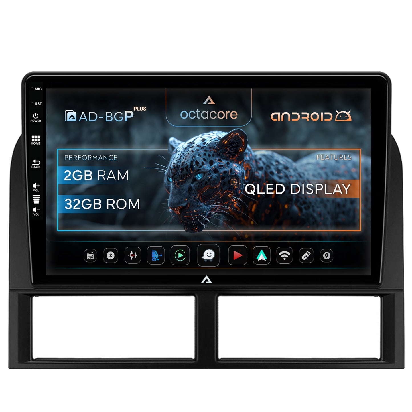 Navigatie Jeep Grand Cherokee (1998-2004), Android, P-Octacore / 2GB RAM + 32GB ROM, 9 Inch - AD-BGP9002+AD-BGRKIT296