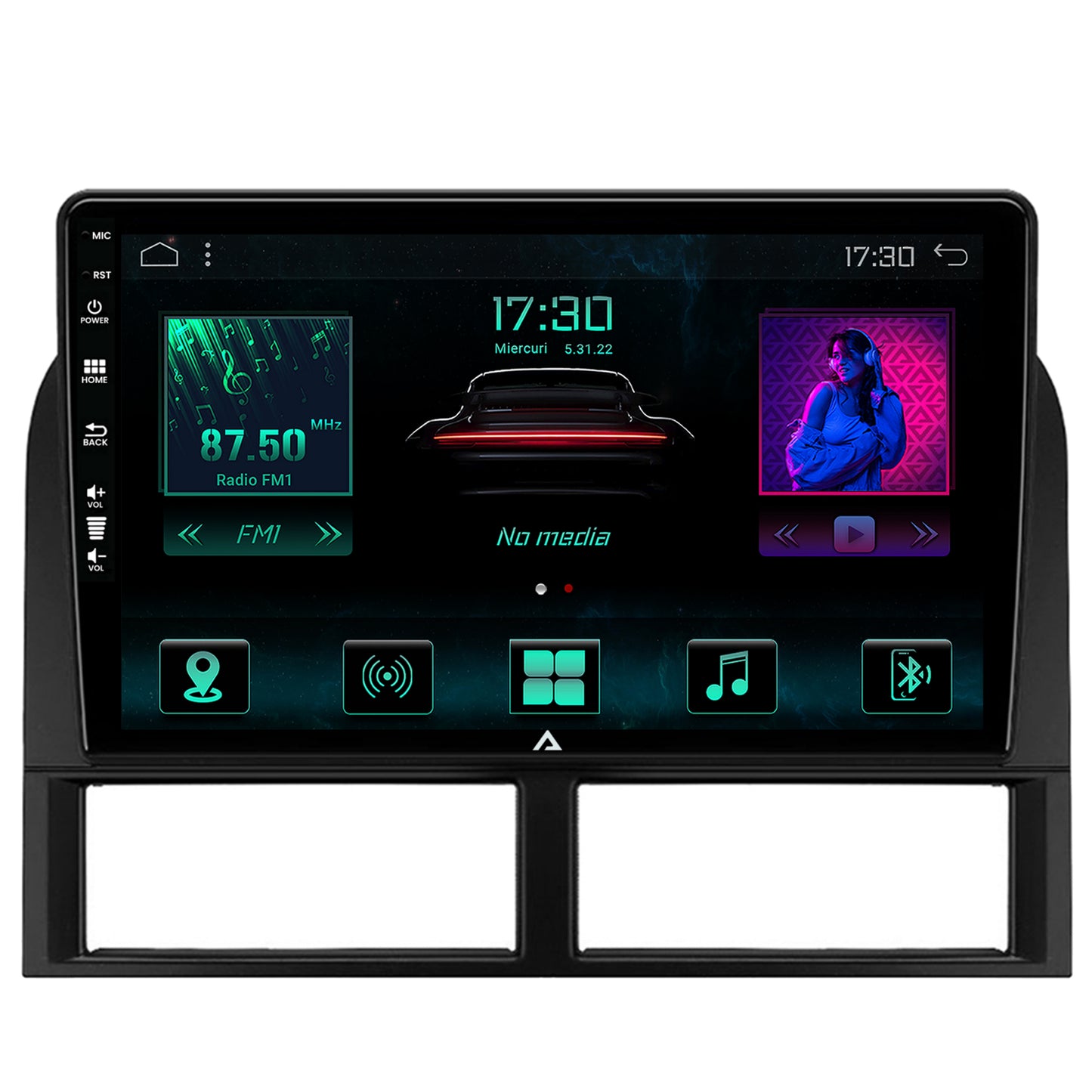 Navigatie Jeep Grand Cherokee (1998-2004), Android, A-Octacore / 4GB RAM + 64GB ROM, 9 Inch - AD-BGA9004+AD-BGRKIT296