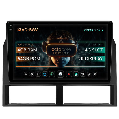 Navigatie Jeep Grand Cherokee (1998-2004), Android, V-Octacore / 4GB RAM + 64GB ROM, 9.5 Inch - AD-BGV9004+AD-BGRKIT296