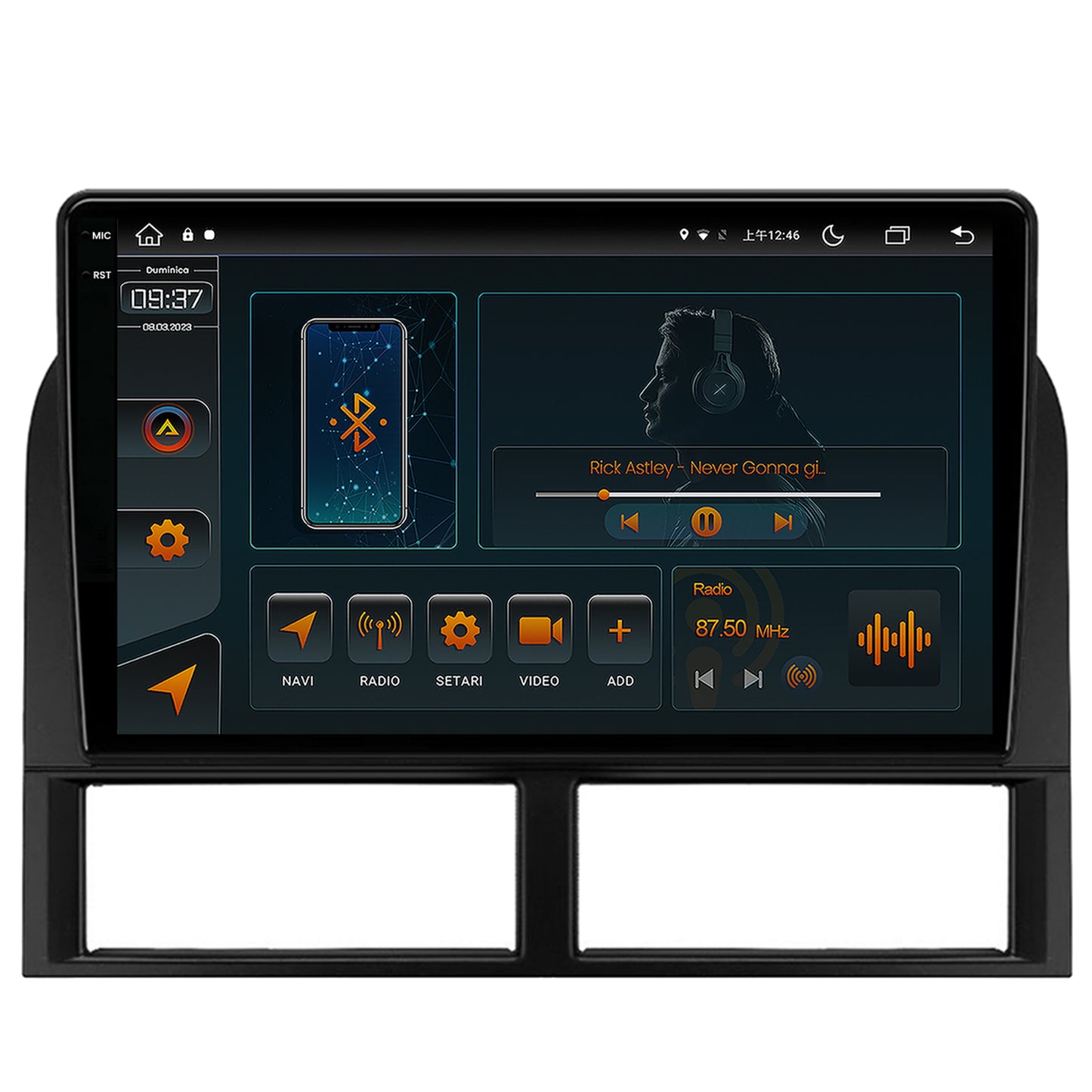 Navigatie Jeep Grand Cherokee (1998-2004), Android, V-Octacore / 4GB RAM + 64GB ROM, 9.5 Inch - AD-BGV9004+AD-BGRKIT296