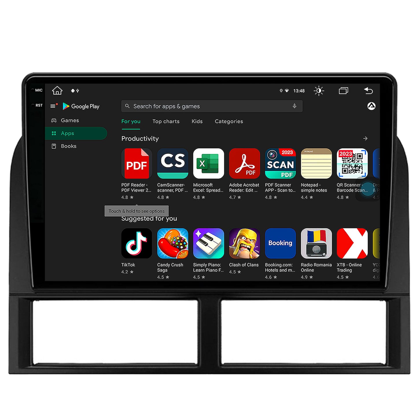 Navigatie Jeep Grand Cherokee (1998-2004), Android, X-Octacore / 8GB RAM + 256GB ROM, 9.5 Inch - AD-BGX9008+AD-BGRKIT296