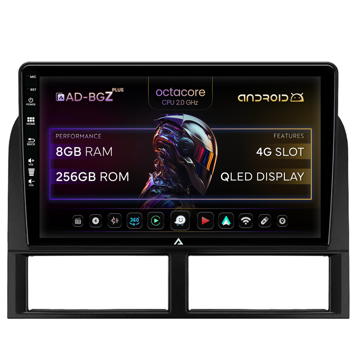 Navigatie Jeep Grand Cherokee (1998-2004), Android, Z-Octacore / 8GB RAM + 256GB ROM, 9 Inch - AD-BGZ9008+AD-BGRKIT296