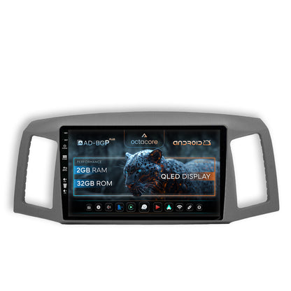 Navigatie Jeep Grand Cherokee (2004-2007), Android, P-Octacore / 2GB RAM + 32GB ROM, 10.1 Inch - AD-BGP10002+AD-BGRKIT297v2